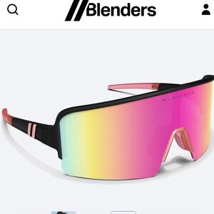 BLENDERS Eclipse X2 Miss Hannah Polarized Sunglasses Full Shield Wrap Women’s